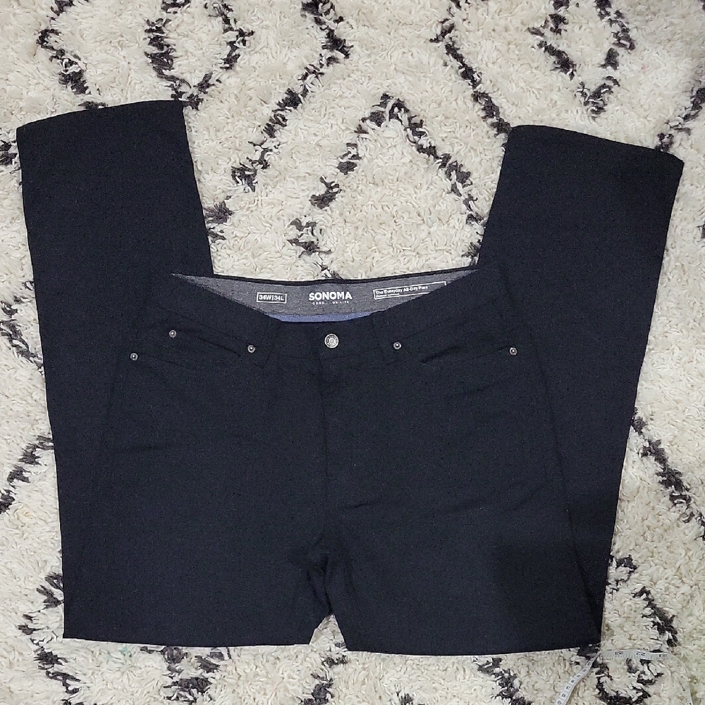 Sonoma The Everyday All-Day Pant Black 34W/34L